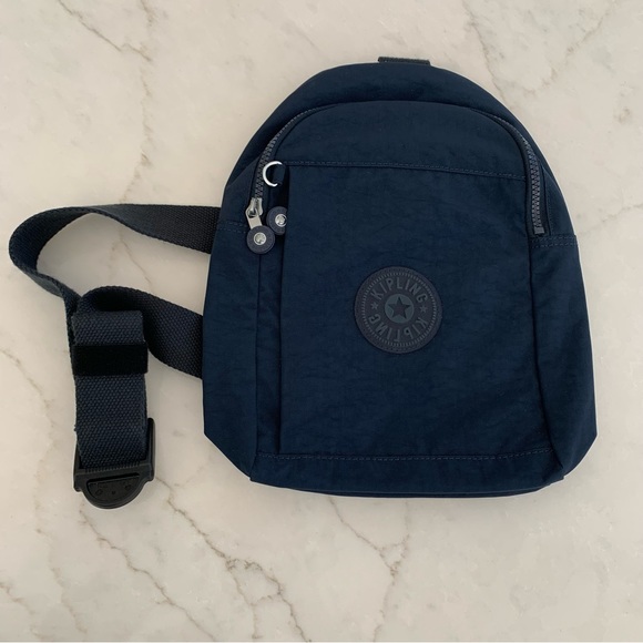 Kipling Bags Kipling Klynn Sling Backpack Navy Blue Like New